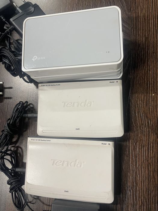 Комутатор Tp-link , Tenda 8port
