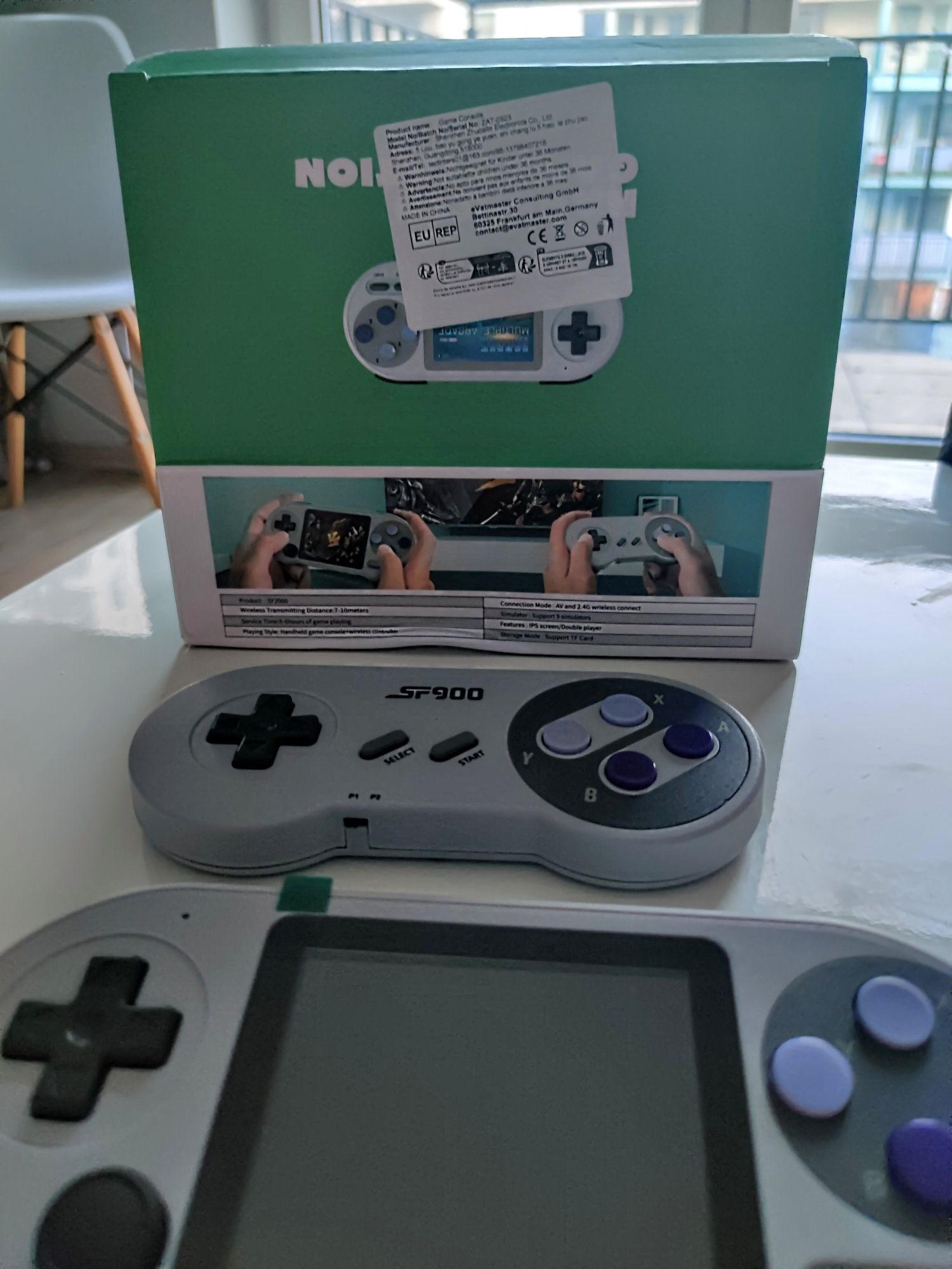2 graczy! Nowa Mini Retro Konsola 6000+ gier przenośna jak pad od SNES