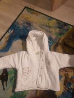 Bluza 74 cm dla dzidziusia kremowa zamszowa