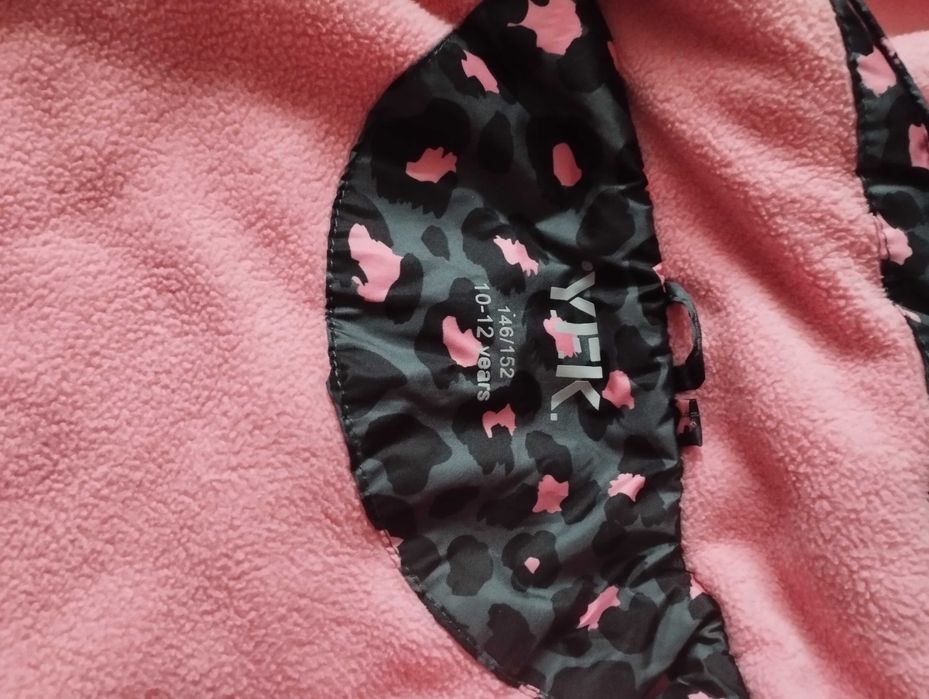 Kurtka zimowa dla dziewczynki panterka