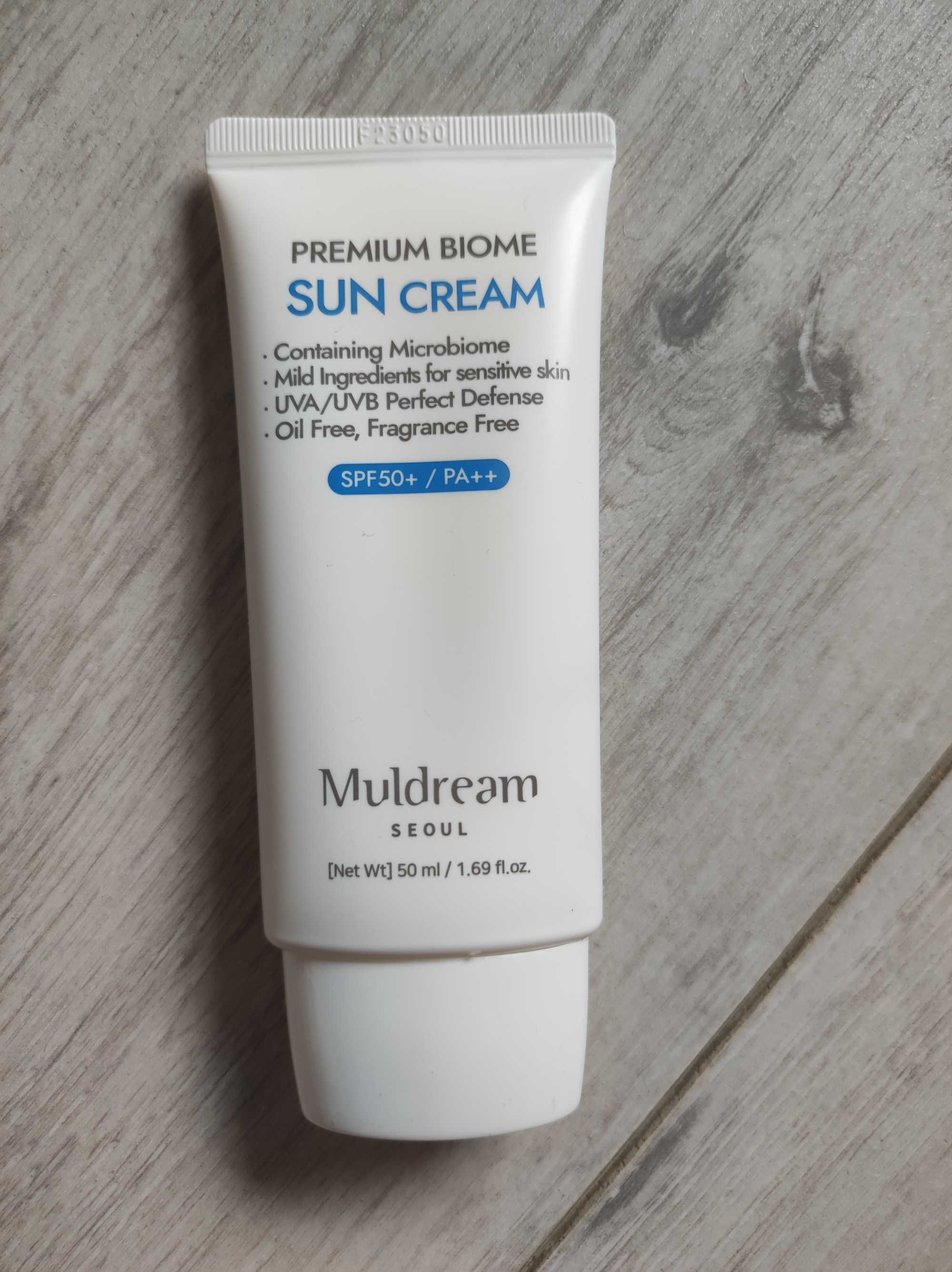Muldream Premium Biome Koreański krem do twarzy z SPF50+/PA++