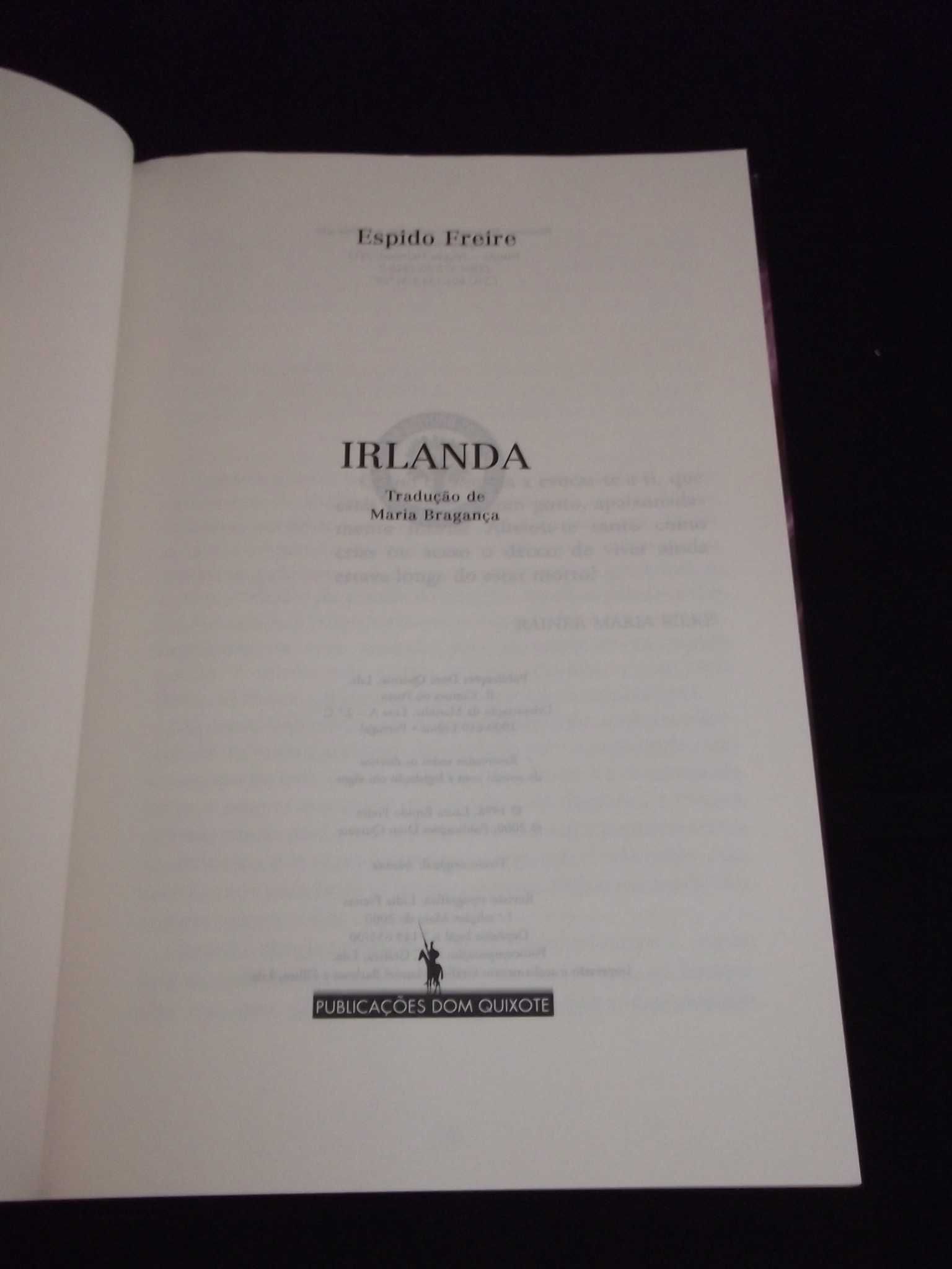 Livro Irlanda Espido Freire Dom Quixote
