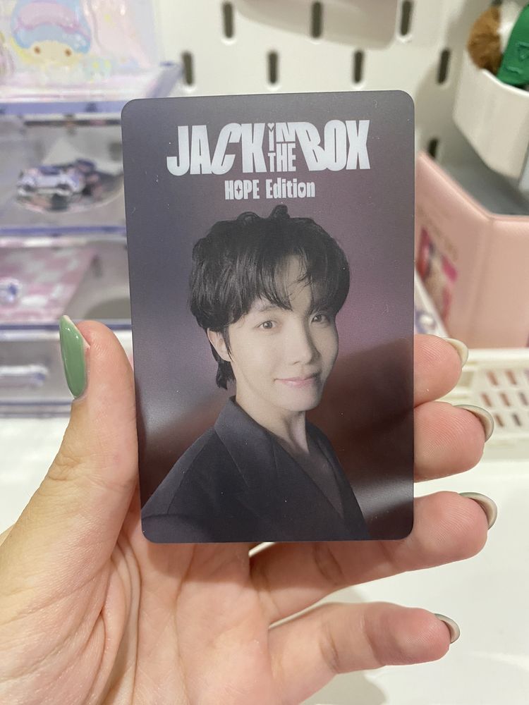 Kpop bts j hope photocard