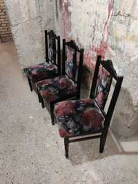 Zestaw 3 krzeseł do stołu lub na taras