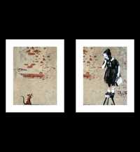Plakaty Banksy, Dziewczynka i Mysz