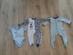 Pajacyk do spania rozmiar 80 szt 2 plus gratis body