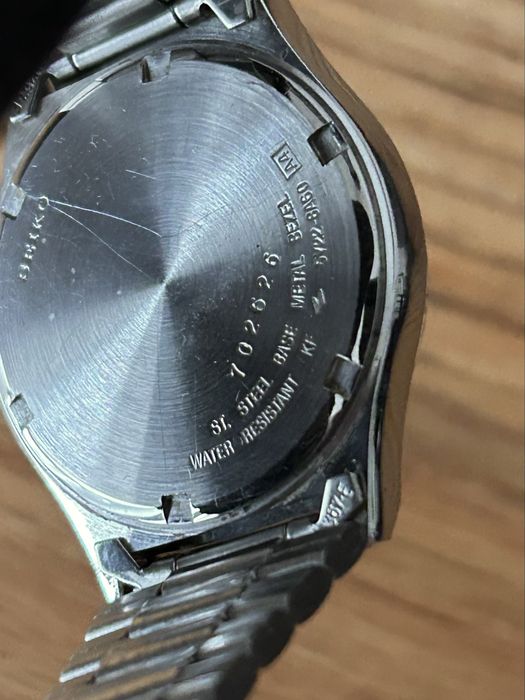 Vintage zegarek Seiko quartz SQ ref. 5Y22 JDM