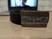 Редкий кожаный пояс Levis, размер 34/36. Италия. Винтаж