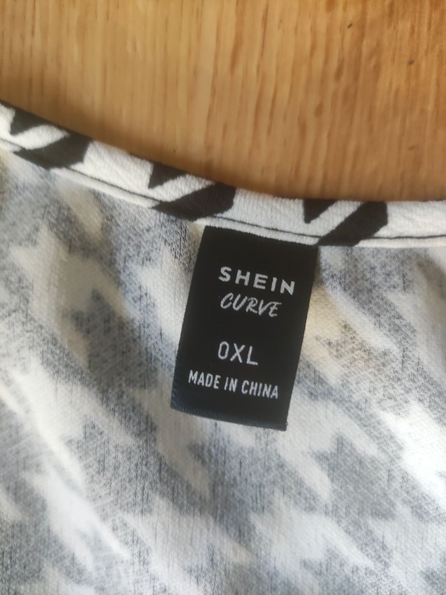 Komplet w pepitkę Shein Curve XL