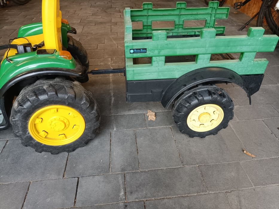 Traktor, przyczepa i pilot dla dziecka