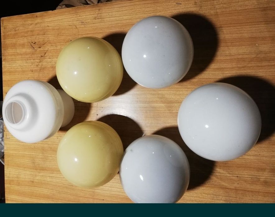 Szklany klosz biała kula tulipan do lampy naftowej cena za całość