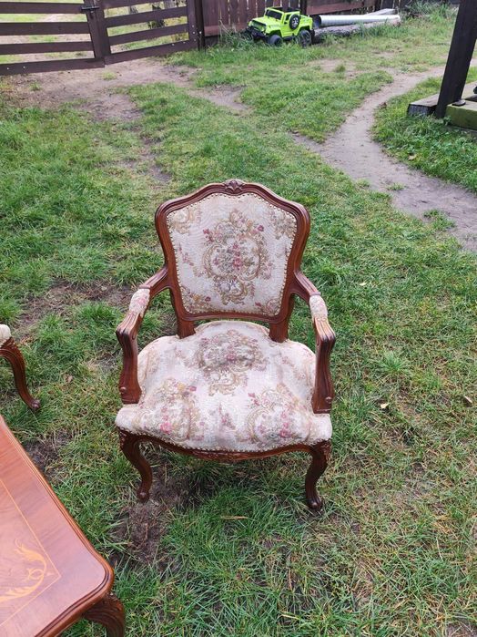 Komplet wypoczynkowy w stylu Ludwik XVI