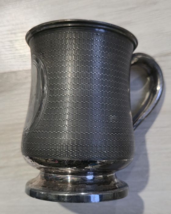 Posrebrzany kubek/kufel 464 gr