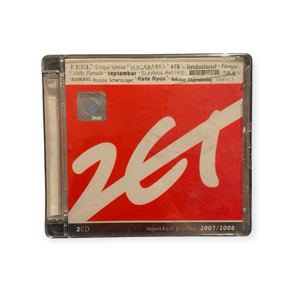 2 Płyty CD Zet Najwieksze Przeboje 2007/2008