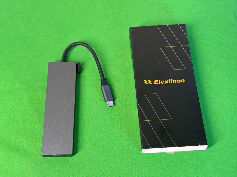 Хаб Док-станція Концентратор Elexlinco G-TP016N 5-in-1 USB-C, 4K HDMI
