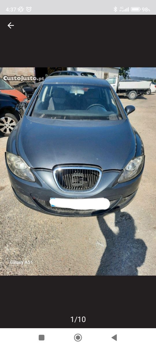 Peças Seat leon 1P motor 1.9Tdi BXE 105cv