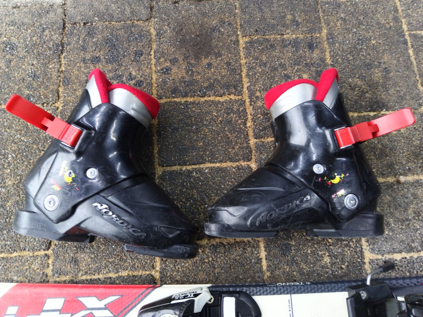 Narty xt team 90cm, buty, kijki 90. Komplet nart. Buty i kijki. Buty n