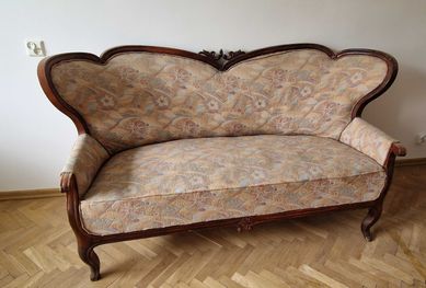 sofa i 4 krzesła (zestaw)