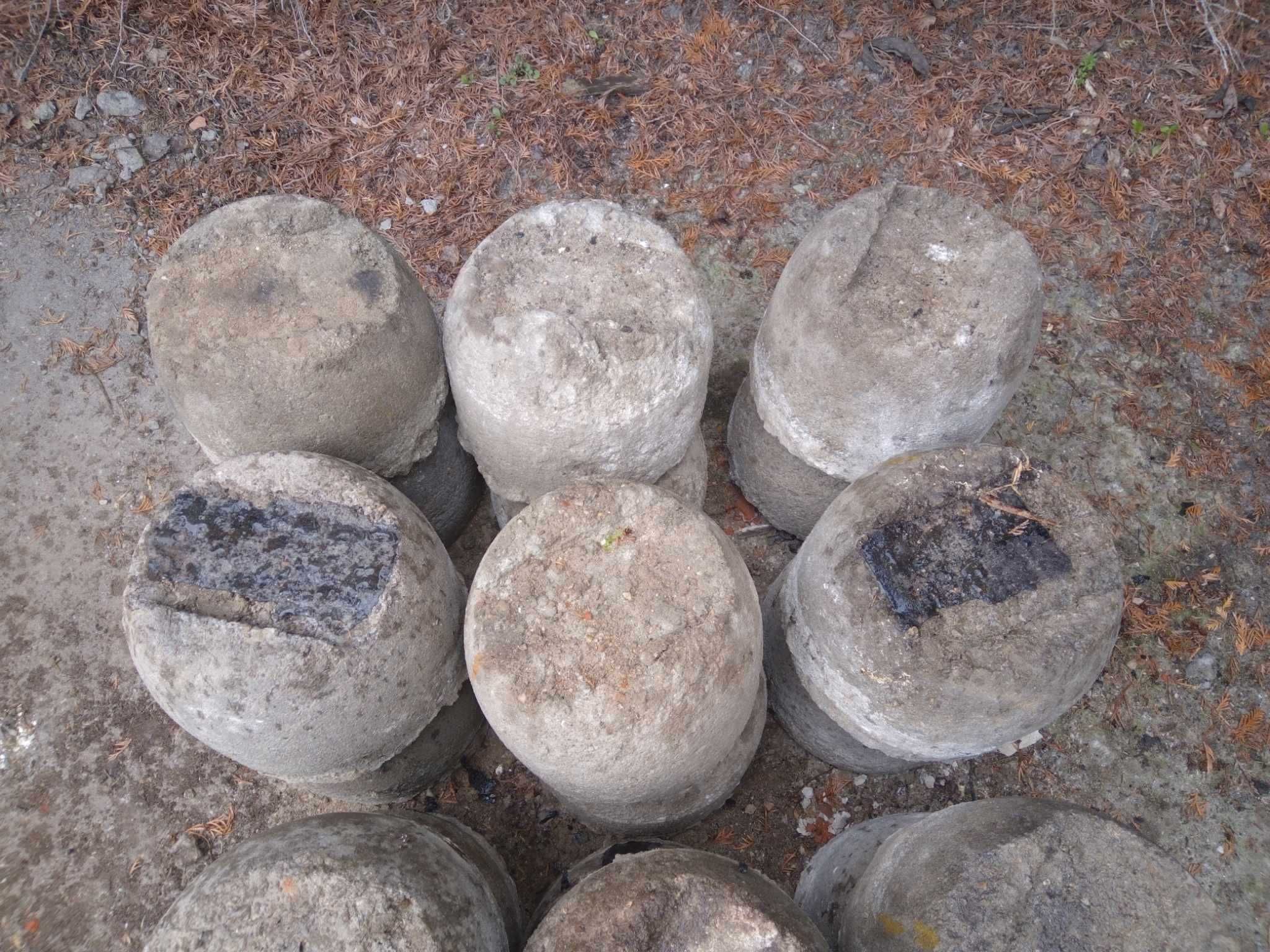 Betonowe bloczki podpory stopy podkładki wsporniki pod legary 25cm