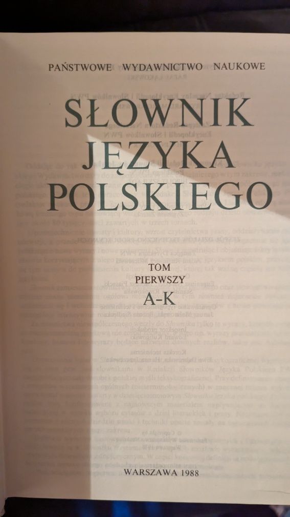 Słownik języka polskiego 3 Tomy