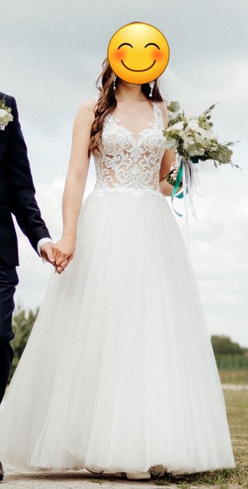 Suknia ślubna r. 34/36