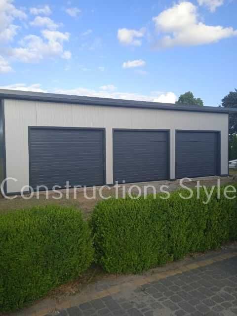 PRODUCENT! Garaż ocieplany z płyty warstwowej kontener pawilon blaszak