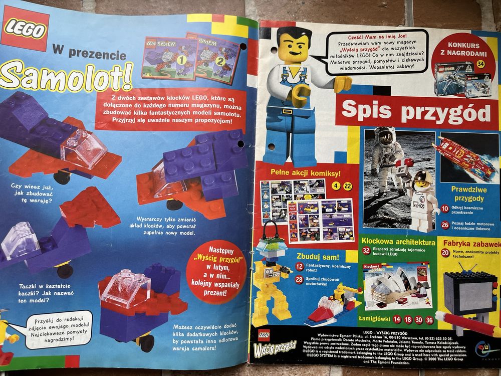 Miesięcznik Lego „Wyścig Przygód” - cała seria
