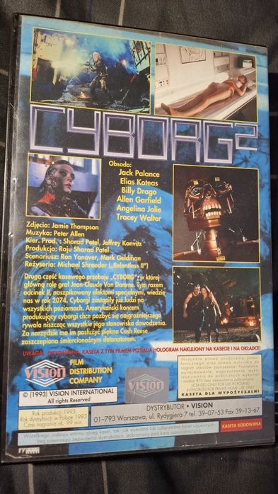 Cyborg 2 i Cyborg 3. Kasety VHS