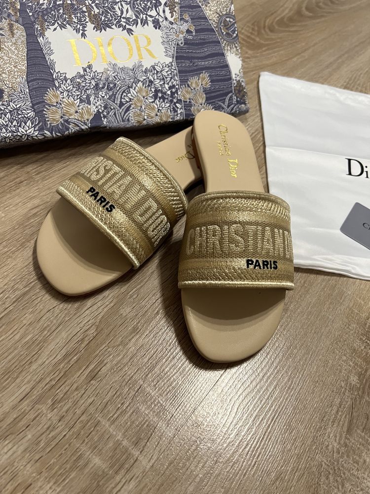 Klapki CD Christian Dior sandały buty