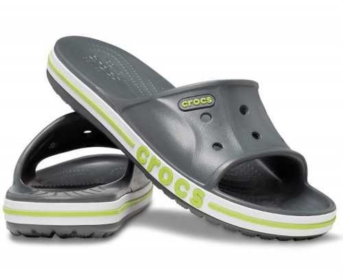 Тапочки Оригинал  крокс Crocs Bayband Slide Charcoal мужские и женские