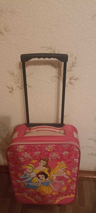 Валіза /чемодан дитяча на колесах з телескопічною ручкою