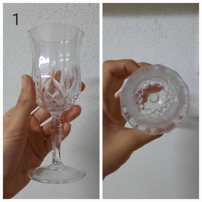 Copos de cristal