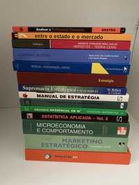 Livros Gestão, Contabilidade, Matemática, Estatística e Marketing