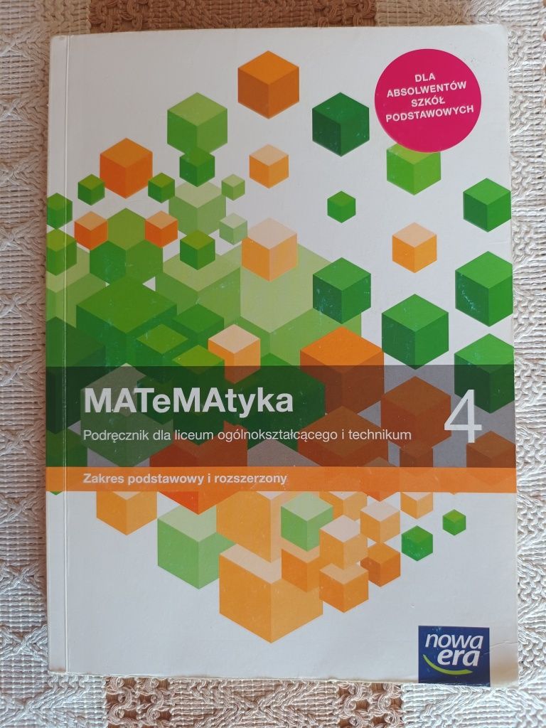 Podręcznik do matematyki liceum technikum MATeMAtyka 4