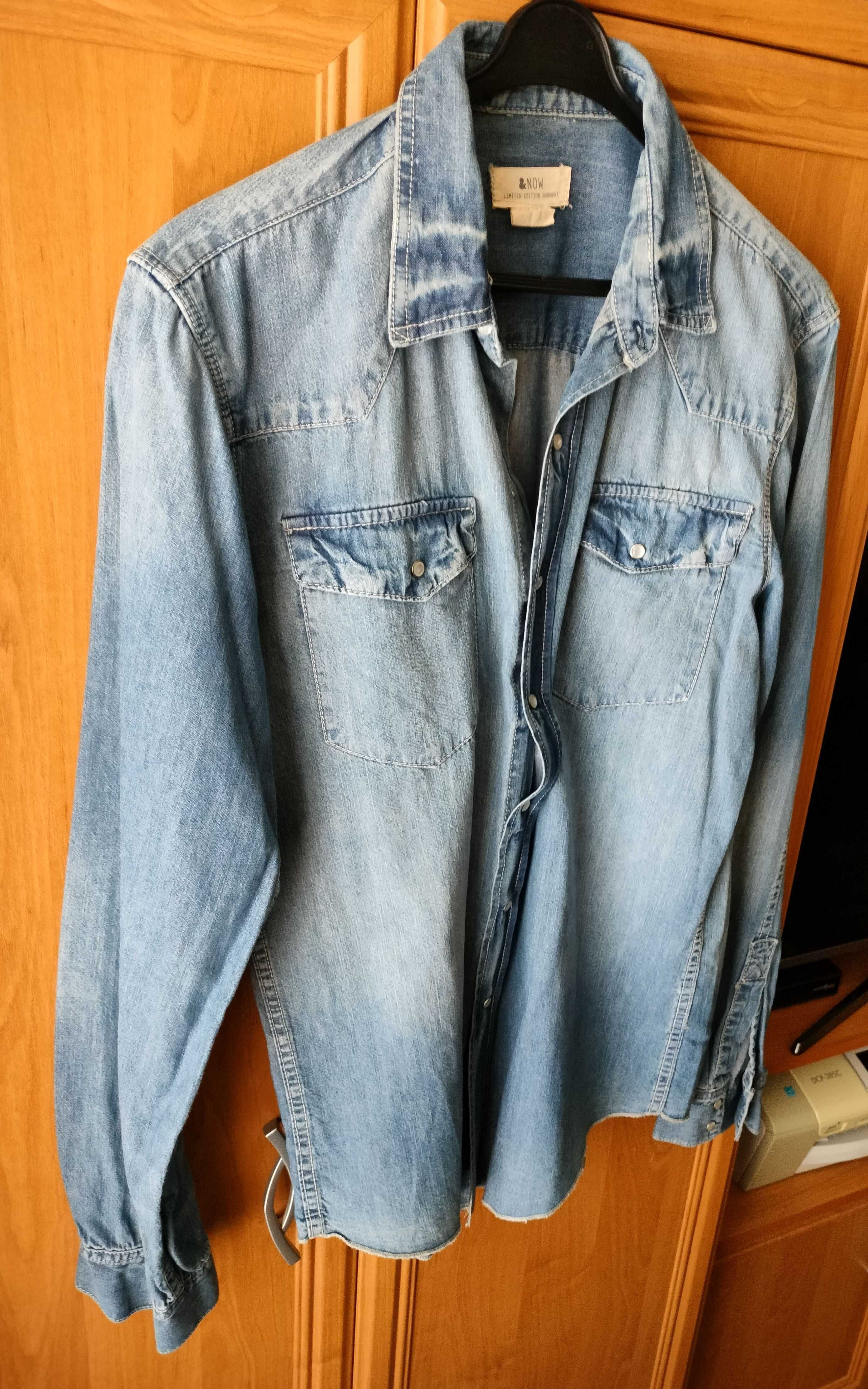 Koszula Jeans H&M rozmiar M 175/100A długie rękawy !