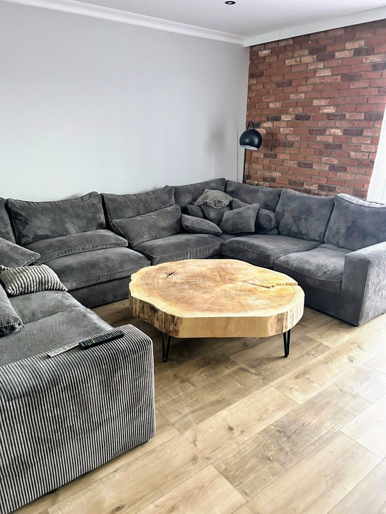 Stół z plastra LOFT  125cm 135cm plastrer drewna ogromny 15cm grubości