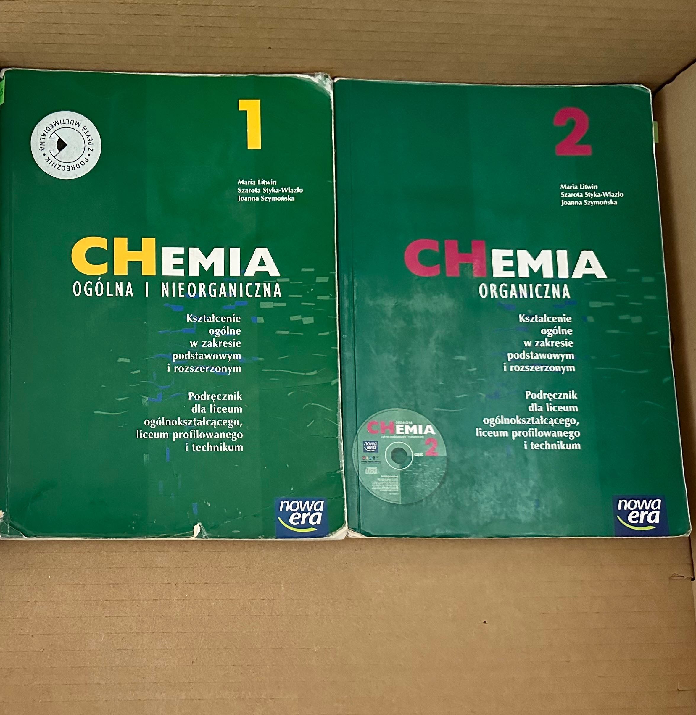 Chemia tomy 1-2 Nowa Era