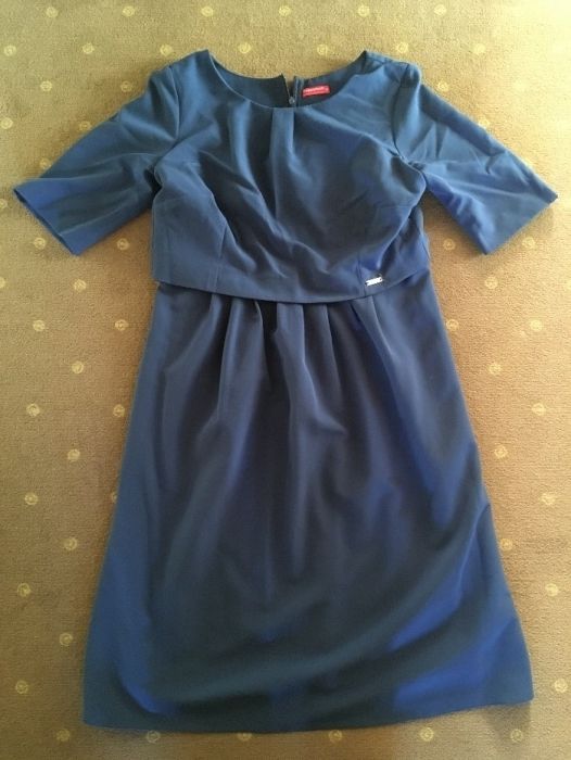 sukienka ciążowa HappyMum_Bonita Navy Dress_rozm. S