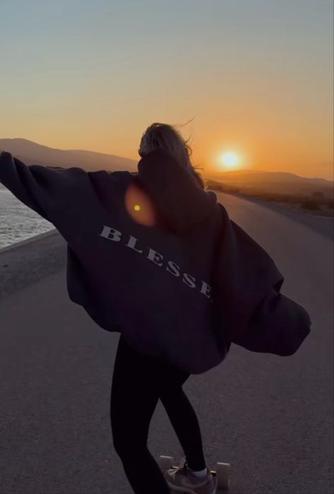 Худі «BLESSED» оверсайз