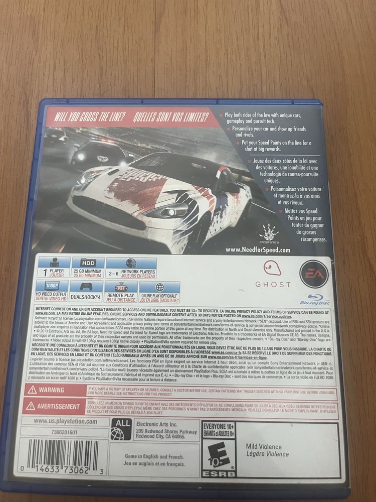 Need for Speed: Rivals PS4