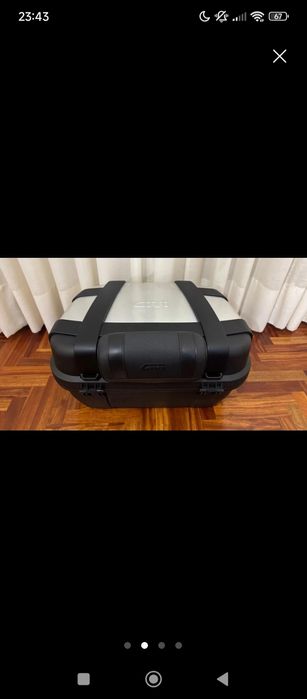 Givi trekker 52 L com encosto