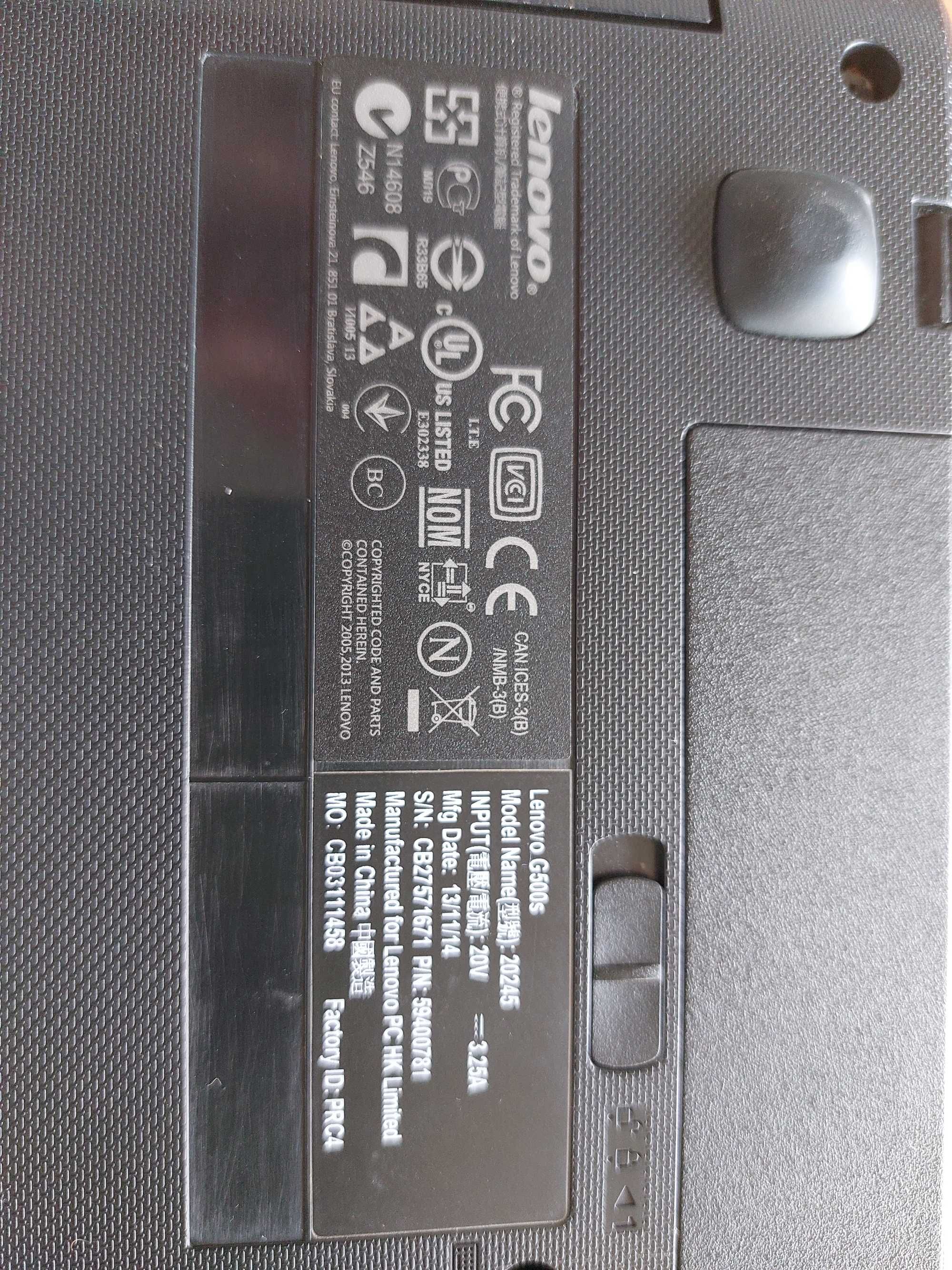 Laptop LENOVO G500s