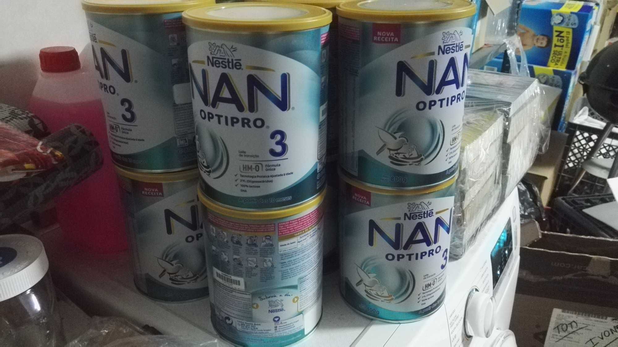 Conjunto de 20 latas de leite para decoração ou outras aplicações