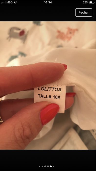 Saia lolitos 10 anos