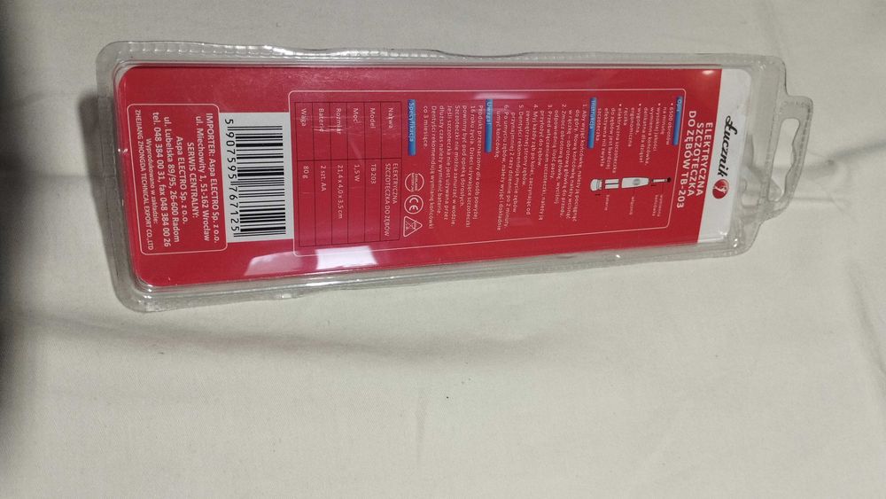 Szczoteczka elektryczna do zębów  [Łucznik] TB-203