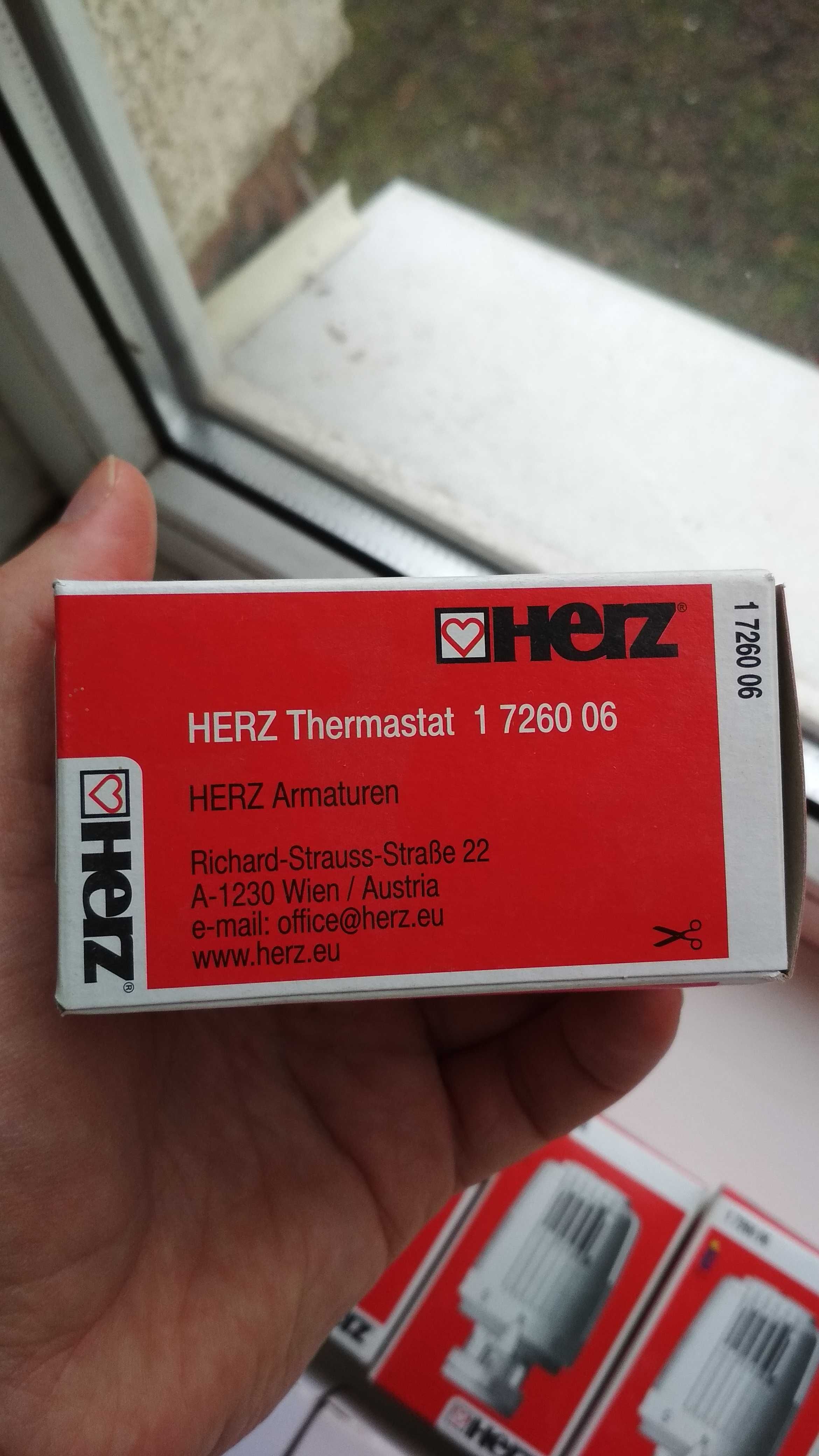 Термостатичні головки HERZ М28 x 1,5 (4шт) Herz Mini 25-60 *С (3шт)