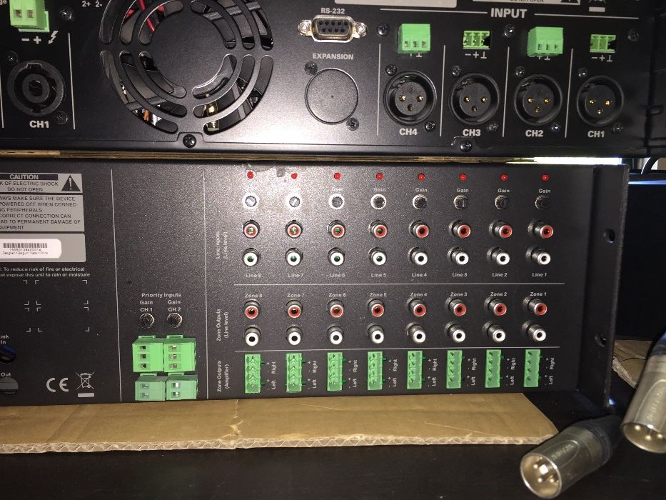 Audac R2 controlador 8 zonas