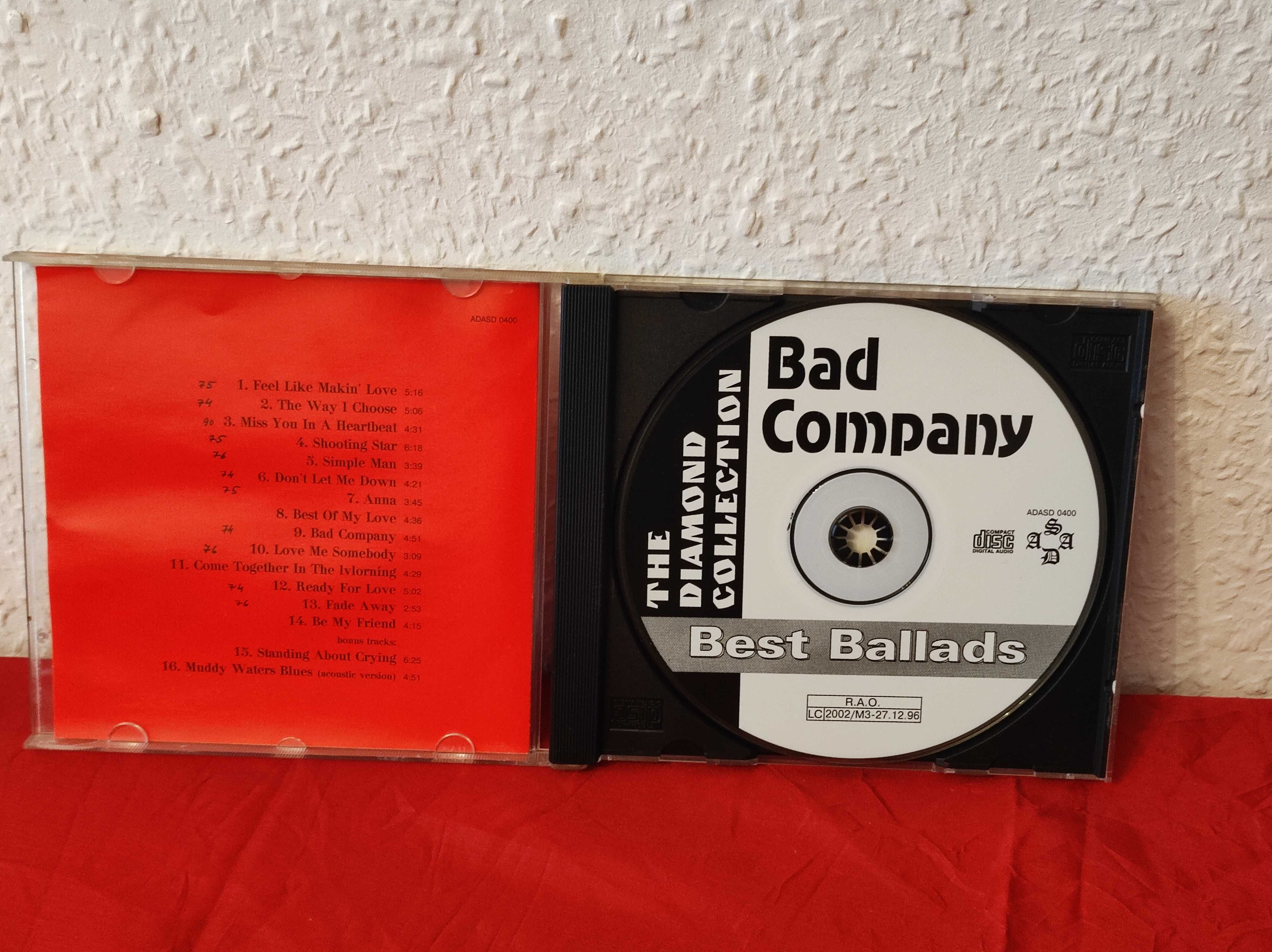 Bad Company - Best Ballads 1996