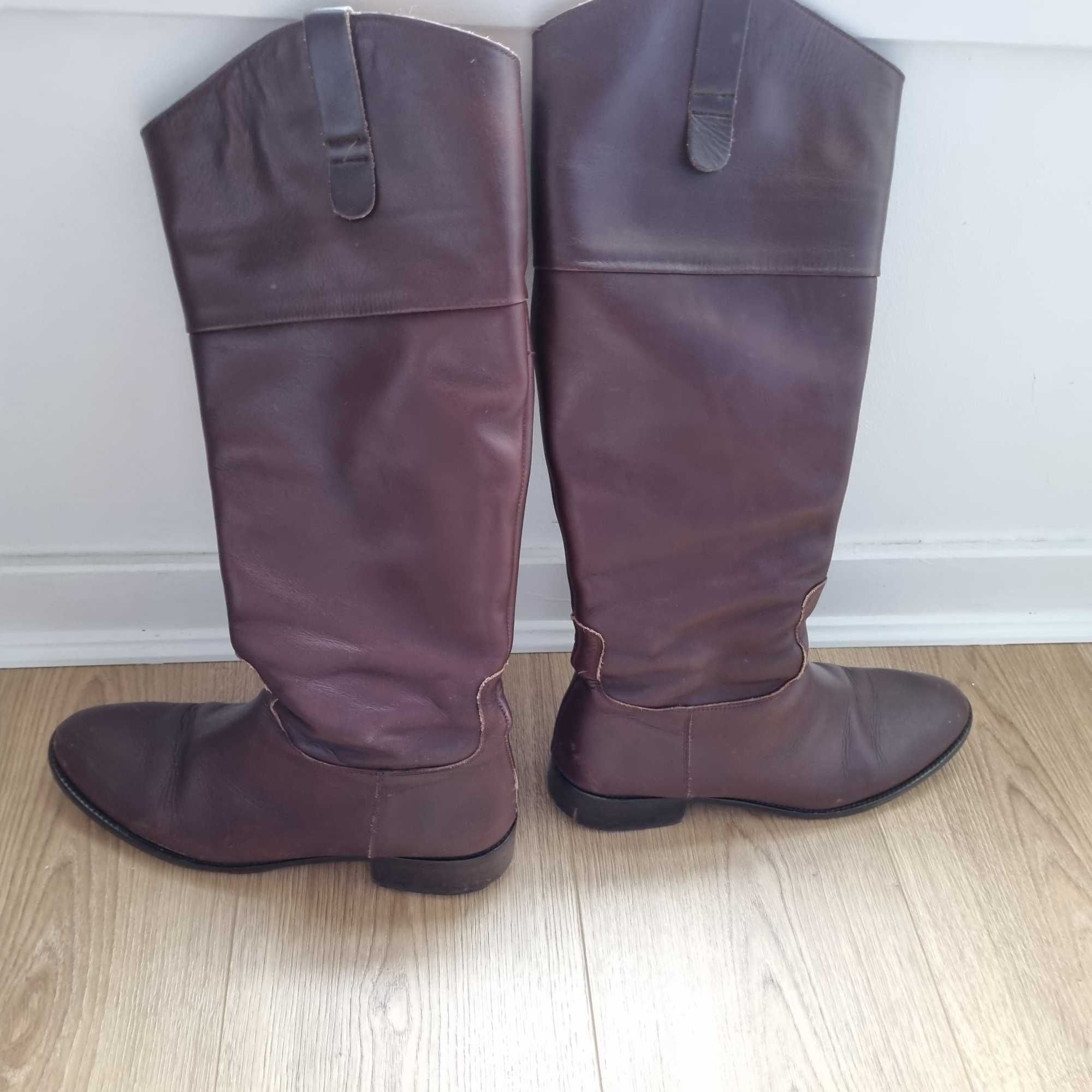 Botas cano alto Massimo Dutti