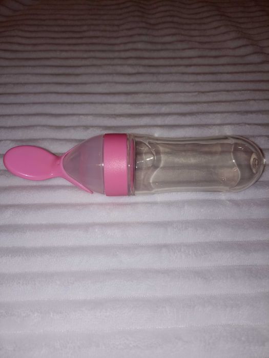 Ложка для прикорму та пляшечка нові